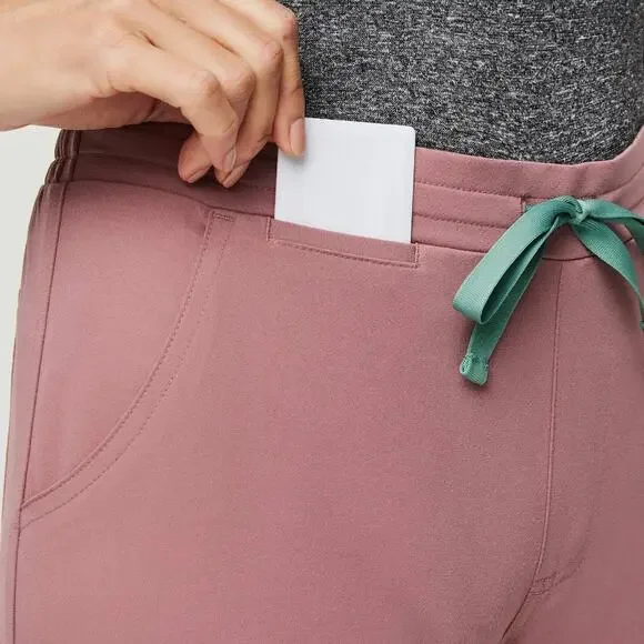 FIGS Yola Skinny Scrub Pants Mineral Mauve Pink Women's XS Rare Retired PO 2228 - Picture 12 of 15